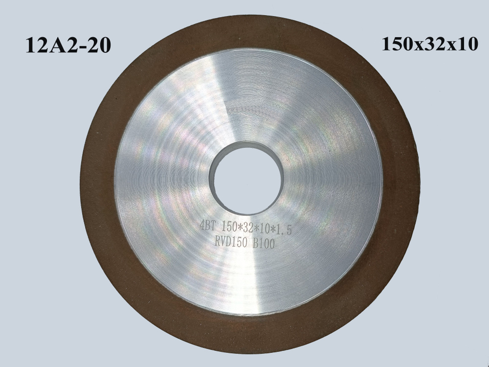 Алмазный круг для заточки 12А2-20 150х10х1.5х32, для пилорамы, заточки дисковых пил  #1