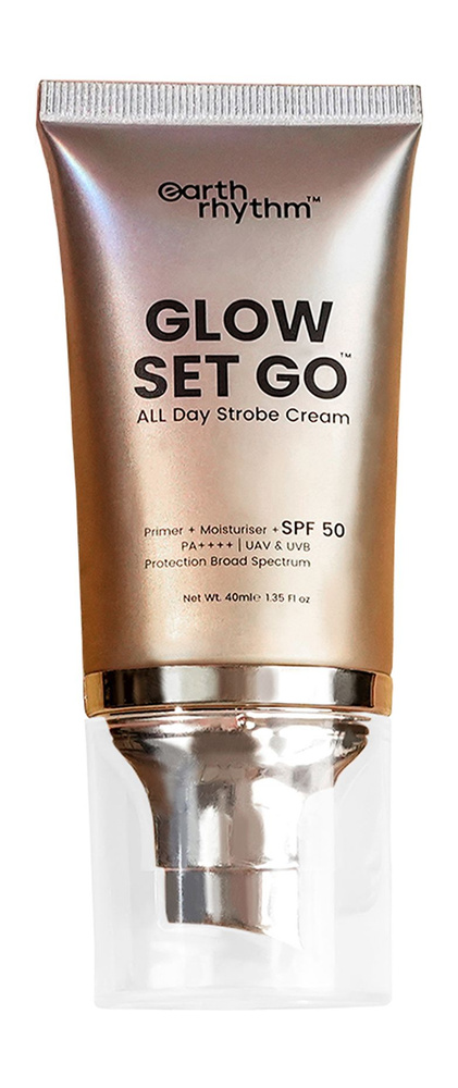Мерцающий крем-праймер для лица / Earth Rhythm Glow Set Go All Day Strobe Cream SPF 50  #1