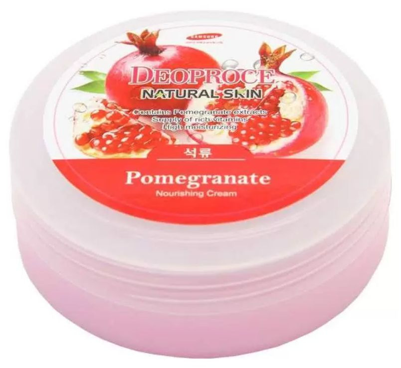 Deoproce Natural Skin Pomegranate Nourishing Cream питательный крем для лица и тела с экстрактом граната #1