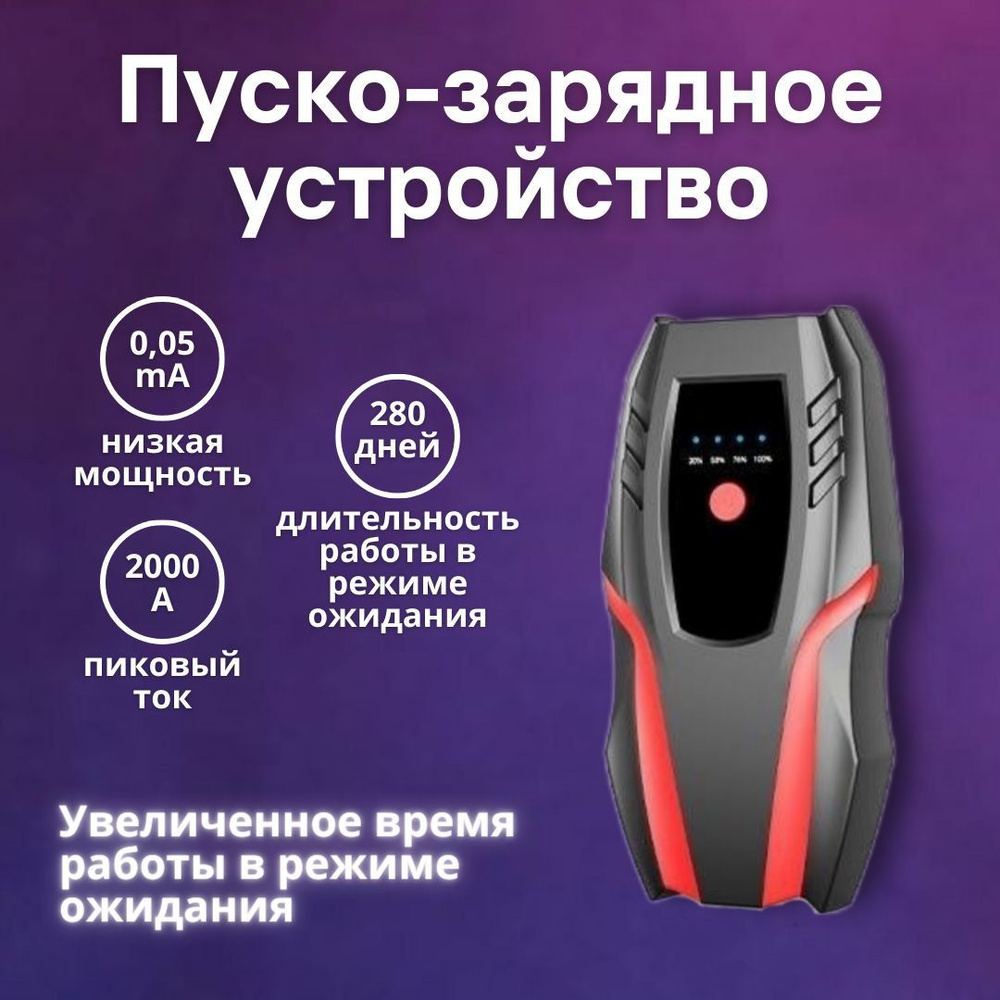 Пусковое устройство для автомобиля, бустер автомобильный пусковой с ...