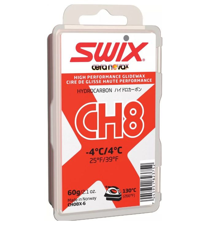 Парафин скольжения SWIX -4...+4 CH8X, 60г #1