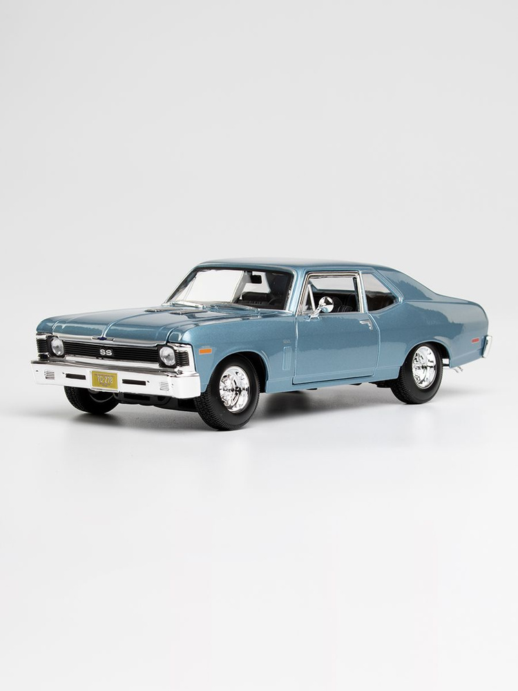 Игрушка детская машинка металлическая Chevrolet Nova SS Coupe 1970 1:18  #1