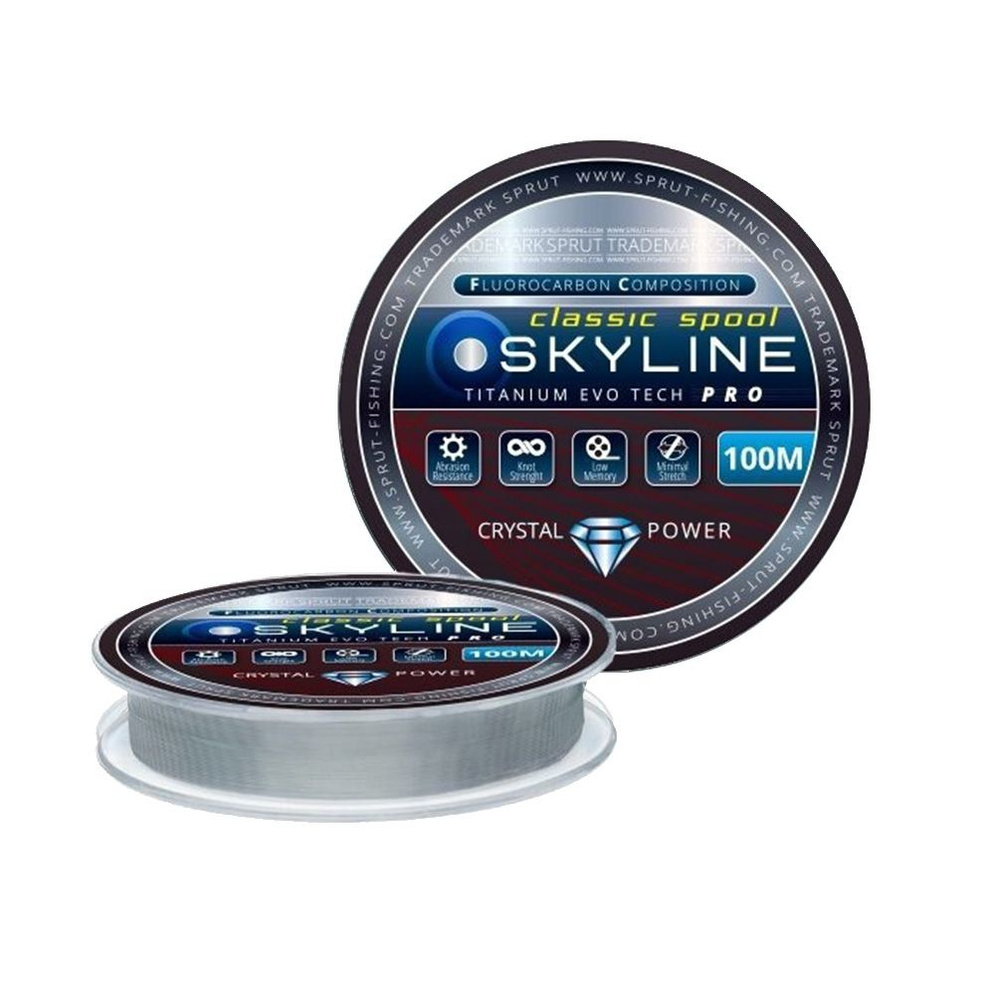 Леска для рыбалки Sprut SKYLINE EvoTech CLASSIC Titan (0,255mm/100m), 1 штука #1