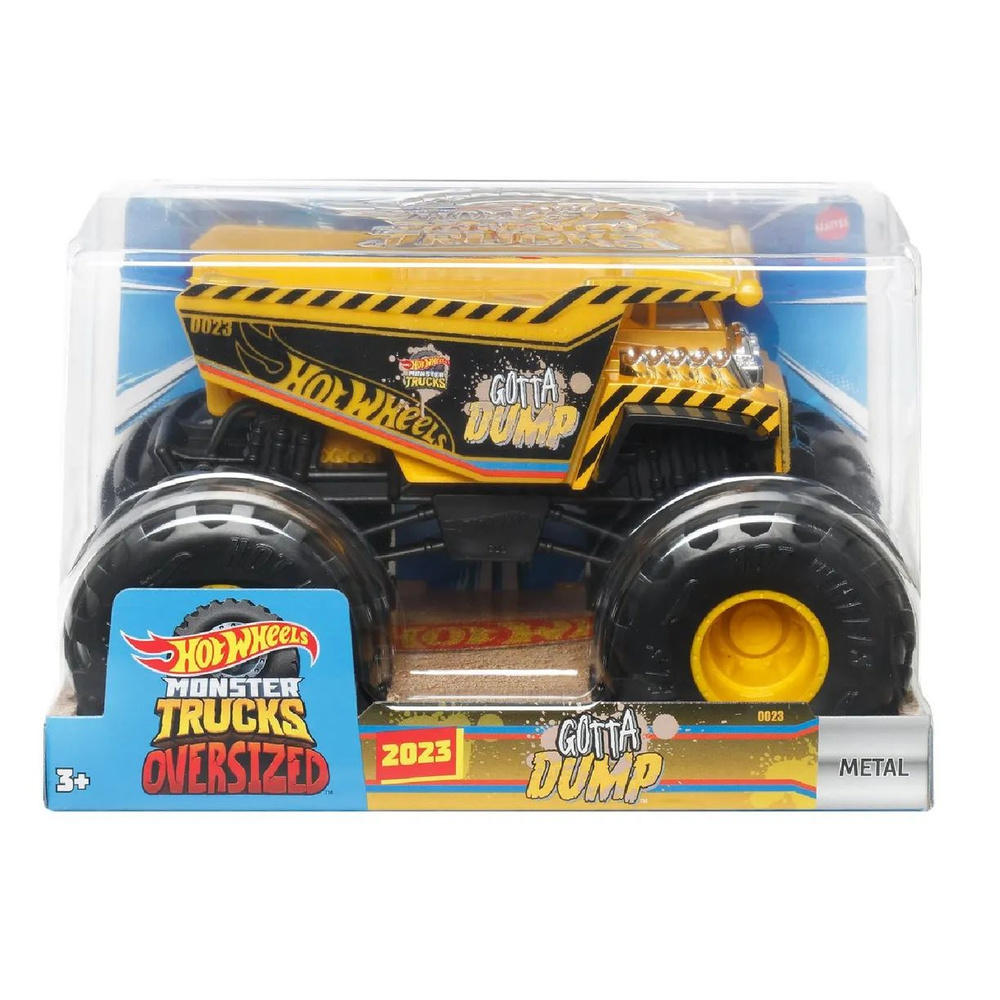 Машинка Hot Wheels Monster Trucks 1:24 Oversized Gatta Dump HKM51 #1