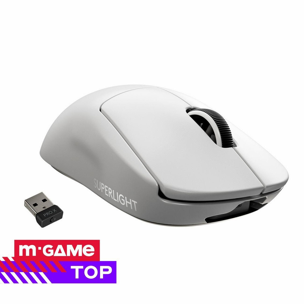 Игровая мышь беспроводная Logitech G PRO X Superlight White  2005017495311,6920377912482, белый - купить по выгодной цене в  интернет-магазине OZON (895038063)