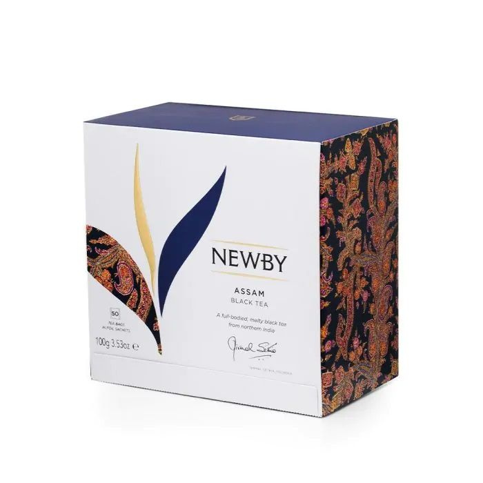 Newby чай чёрный Ассам 50 пакетов * 2г. #1