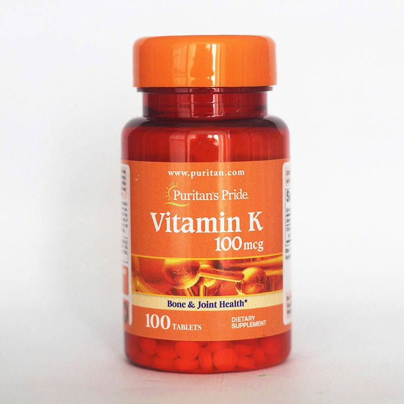 Puritans Pride Витамин К таблетки 100 мкг*100 капсул - купить с ...