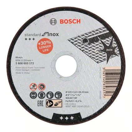 Bosch Круг отрезной 125 x 1.6 x 22.23 #1