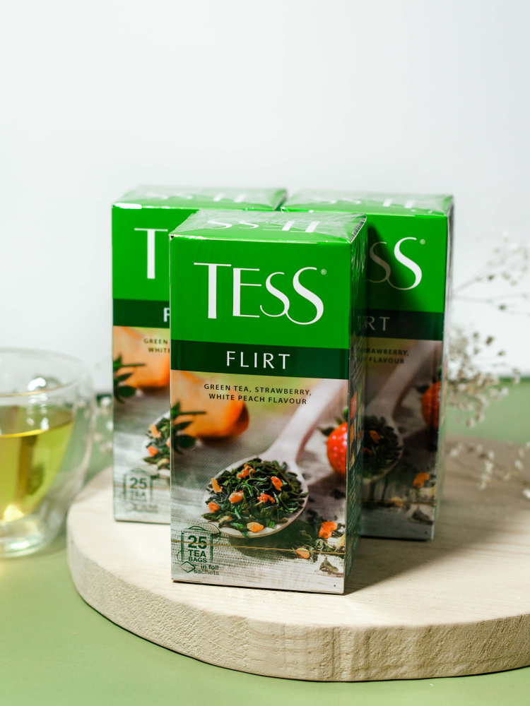 Чай зеленый TESS FLIRT 3 шт по 25 пак (1/26)№4 #1