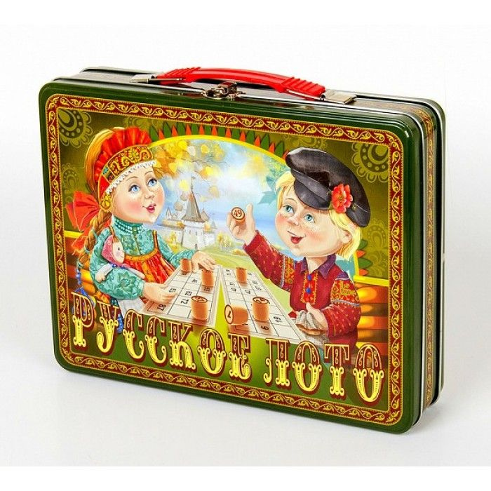 Русское лото Посиделки в жестяном чемоданчике 1746 #1
