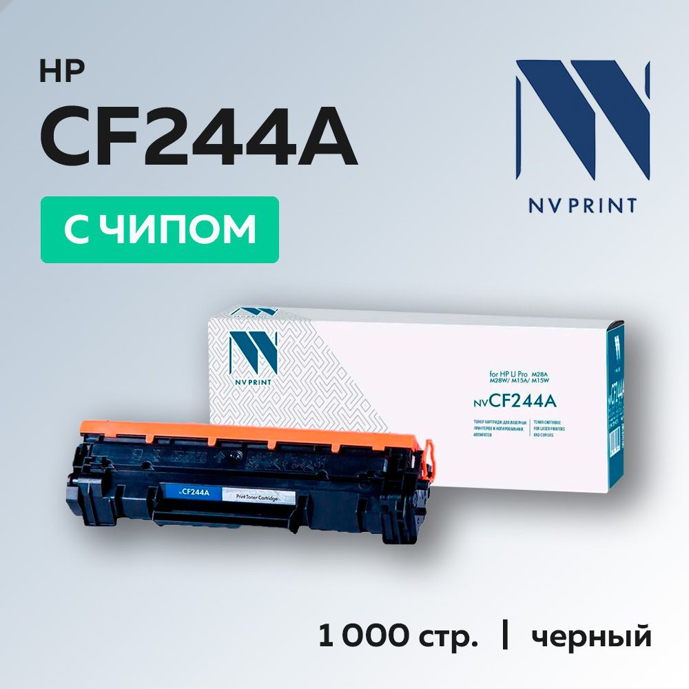 Картридж NV Print CF244A (HP 44A) с чипом для HP LJ Pro M15/MFP M28 #1