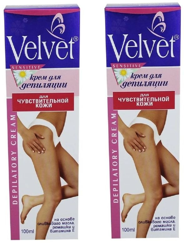 Velvet Крем для депиляции для Чувствительной кожи, 100 мл, 2 шт  #1