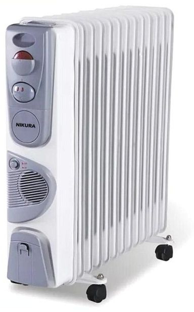 Масляный радиатор NIKURA НY-C3F-13 серый, белый #1