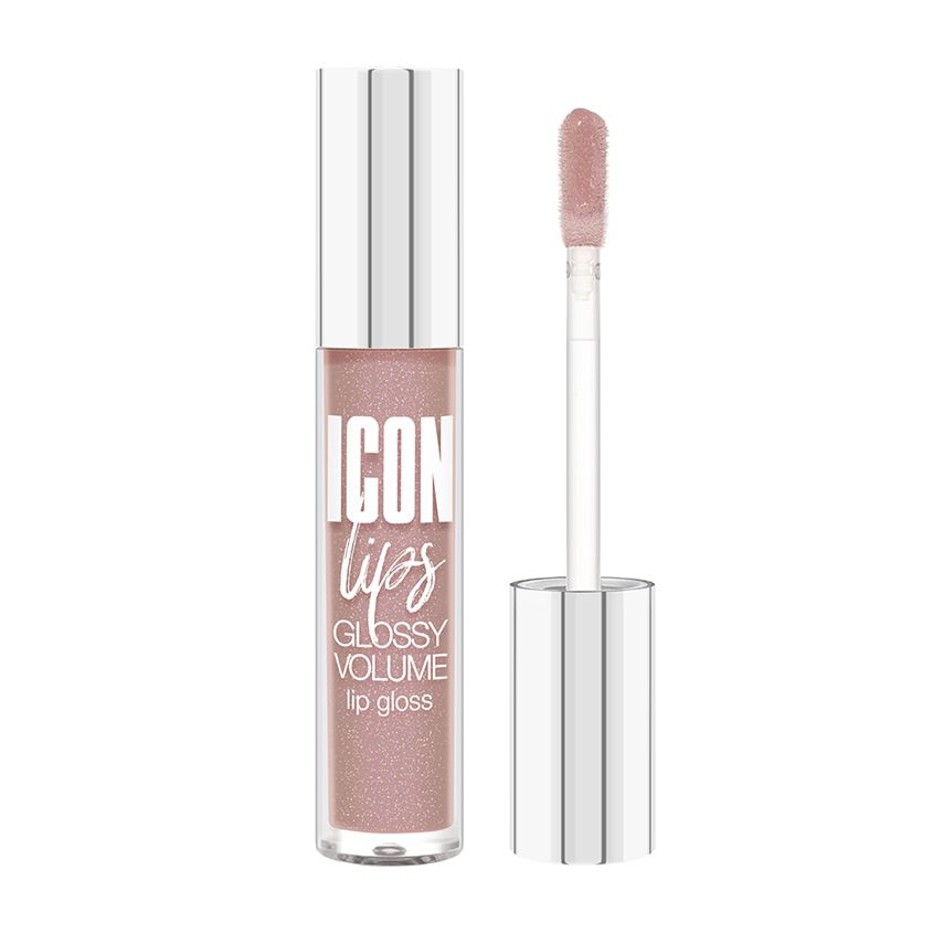 Блеск для губ LUXVISAGE ICON LIPS с эффектом объема и сияния тон 505 ice beige  #1