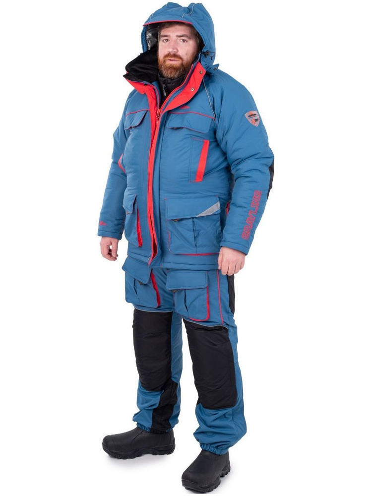 Зимний костюм NOVATEX GRAYLING Камчатка, т.синий-красный #1