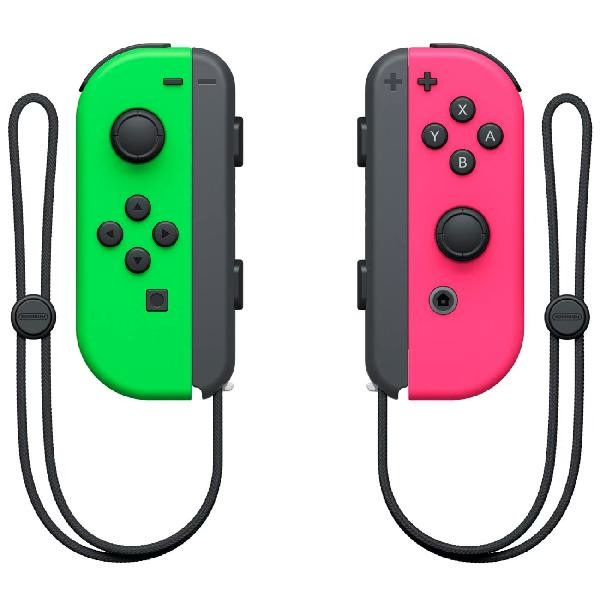 Nintendo Геймпад Joy-con Pink/Green, Bluetooth, розовый, зеленый #1