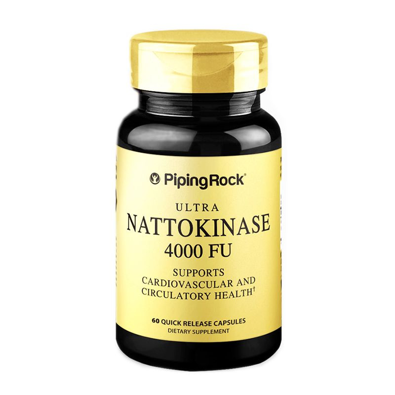 PipingRock Наттокиназа Nattokinase 4000 FU 60 капсул - купить с ...