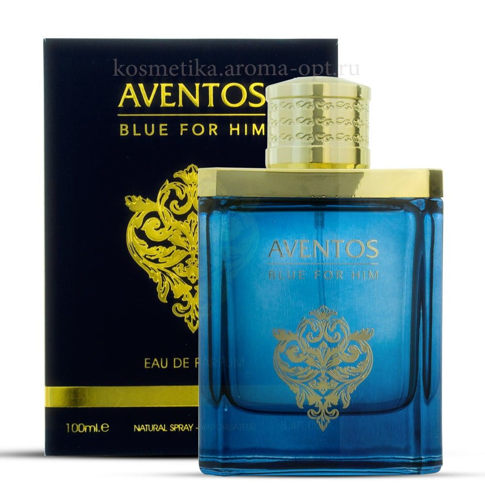 Арабские духи мужские шипровые Aventos Blue for Him с дезодорантом  #1