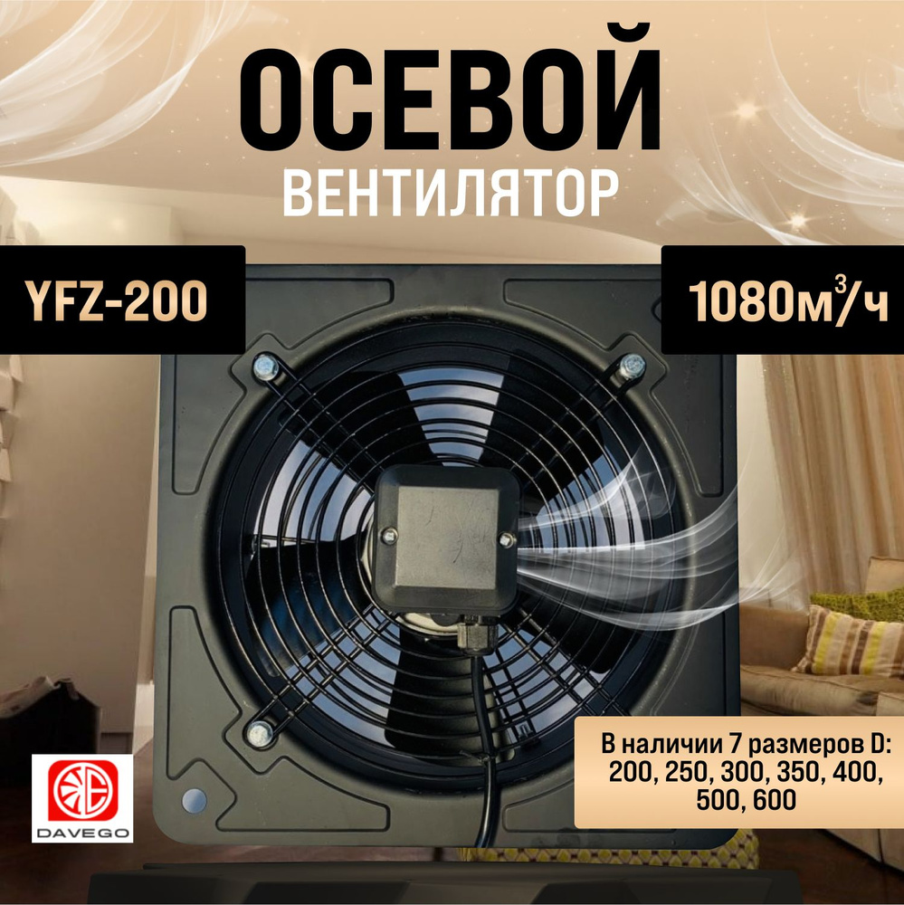 Вентилятор осевой YFZ 2E-200 #1