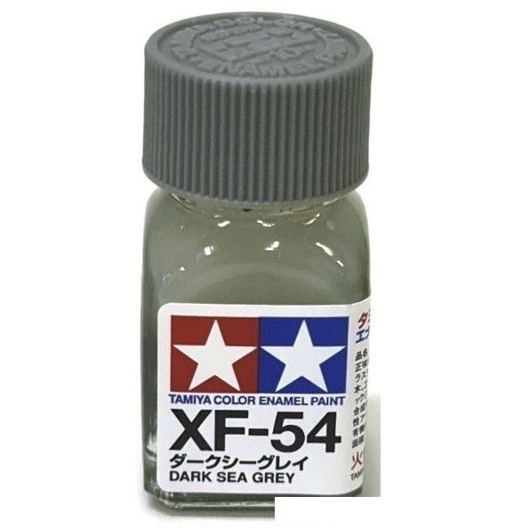 Эмаль XF-54 Dark Sea Grey flat, enamel paint 10 ml. (Морской Тёмный Серый матовый) Tamiya 80354  #1