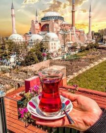 Картина по номерам на подрамнике 40х50см Чай в Турции #1