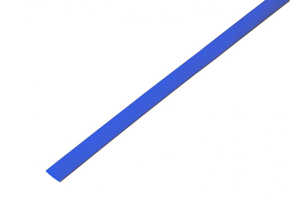 Трубка термоусаживаемая 5/2,5 мм синяя REXANT (комплект 6 шт) #1