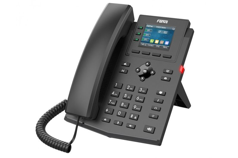 VoIP-телефон Fanvil 2xEthernet, LCD цветной дисплей, 4 аккаунта SIP, G722, Opus, Ipv-6 X303P  #1