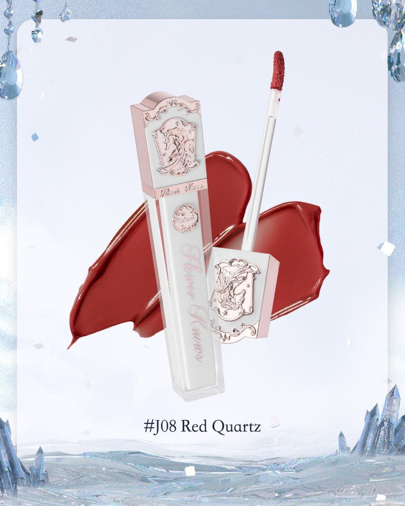 Flower Knows Блеск для губ Unicorn Crystal, #J08 Red Quartz, 3 мл #1