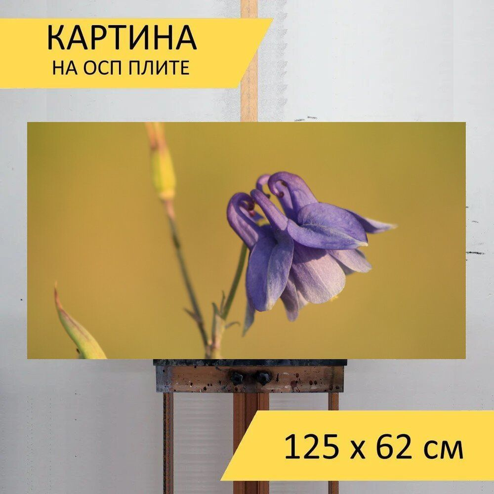 LotsPrints Картина "Главный коготь, весенние цветы, соломы 01", 125 х 62 см  #1