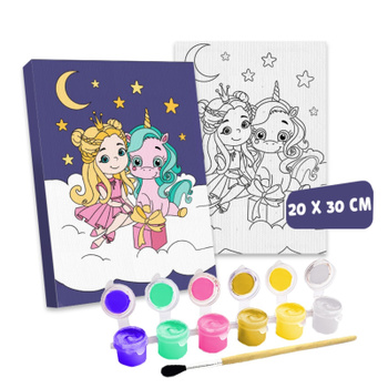 Disney Animators' Collection Canvas Paint Set