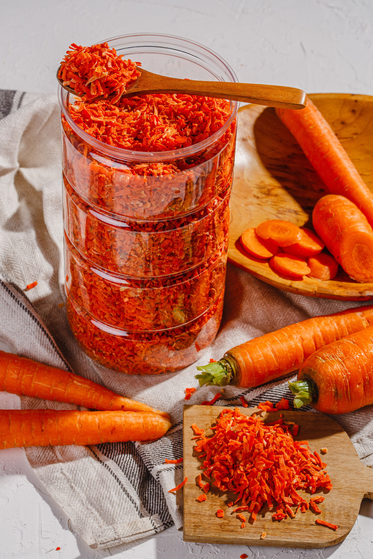 Pirina ECO / Морковь сушеная 750г / Соломка / Овощи сушеные / Заправка для супа / Приправы и специи