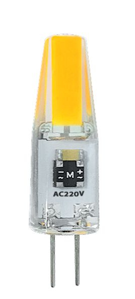 Лампа светодиодная PLED-G4 COB 3w 240Lm 3000K 220В (силикон d10*38мм), Jazzway, 5 шт.