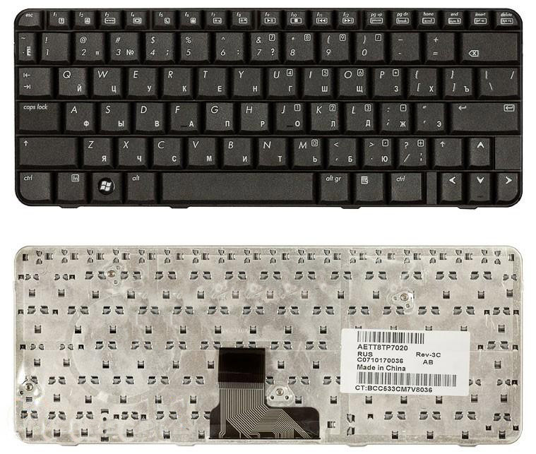 КлавиатурадляноутбуковHPPavilionTX1000TX2000Series,Русская,Чёрная,p/n:AETT8TP7020