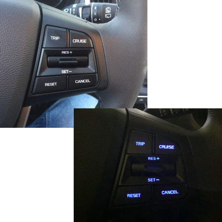 Кнопки круиз контроля на руль для Hyundai Creta Ix25 1.6L, правая ...