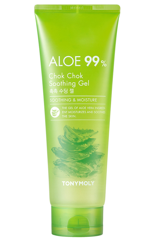 Tony Moly Интенсивный увлажняющий гель с алоэ Aloe 99% Chok Chok Soothing Gel, 250 мл.  #1