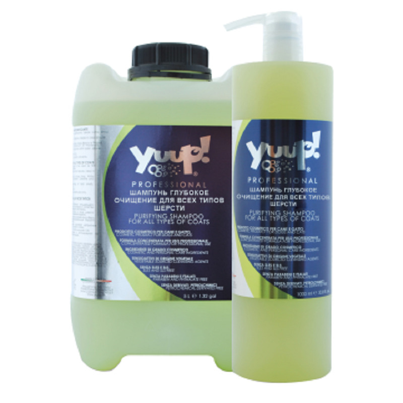 YUUP! PROFESSIONAL Шампунь глубокое очищение для всех типов шерсти, 5л.  #1