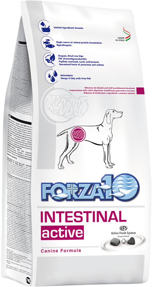 Сухой корм FORZA10 DOG INTESTINAL ACTIVE для взрослых собак всех пород при заболеваниях желудочно-кишечного #1