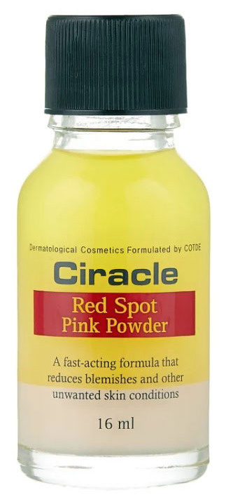 Ciracle Red Spot Pink Powder Точечное средство против акне, угрей и воспалений на лице  #1