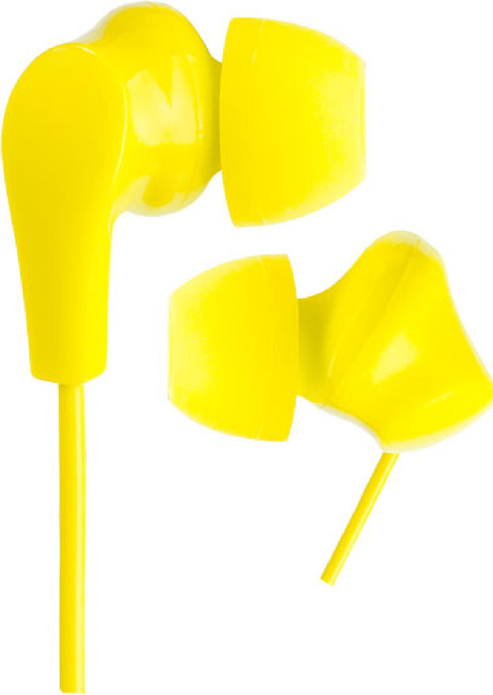 Perfeo Наушники проводные с микрофоном, 3.5 мм, желтый #1