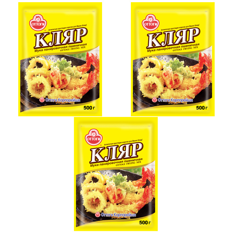 Мука панировочная Кляр (3 шт. по 500 г) - купить с доставкой по ...
