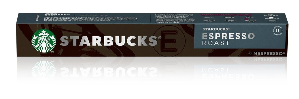 Кофе капсульный Starbucks Espresso Roast, молотый, темной обжарки, для системы Nespresso, 10 шт  #1