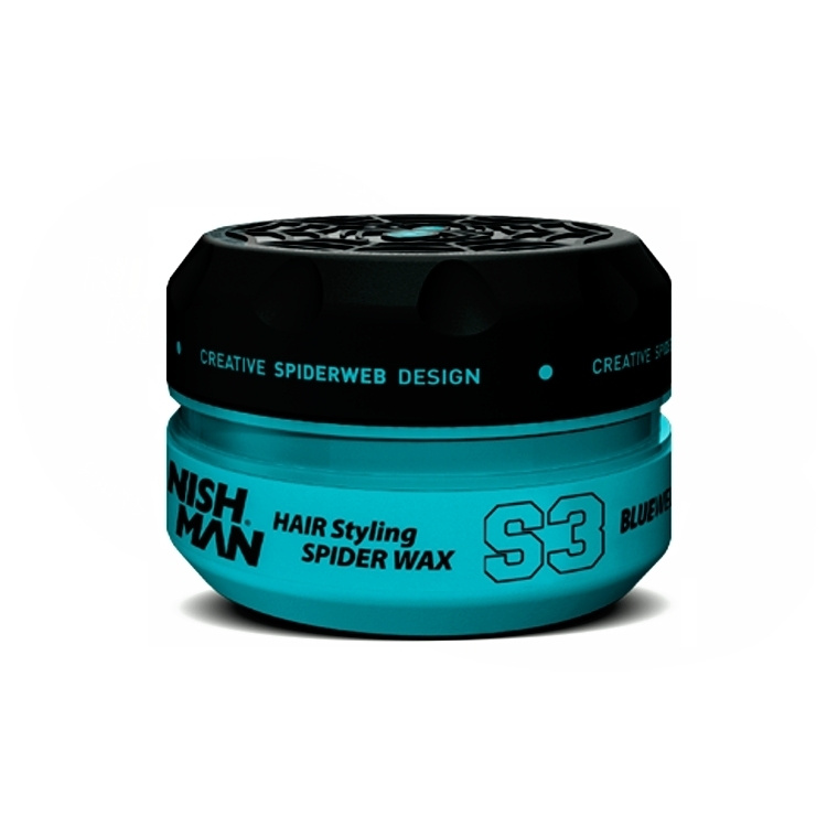 Воск для волос паутинка NISHMAN S3 Blue web средней фиксации, аромат ...