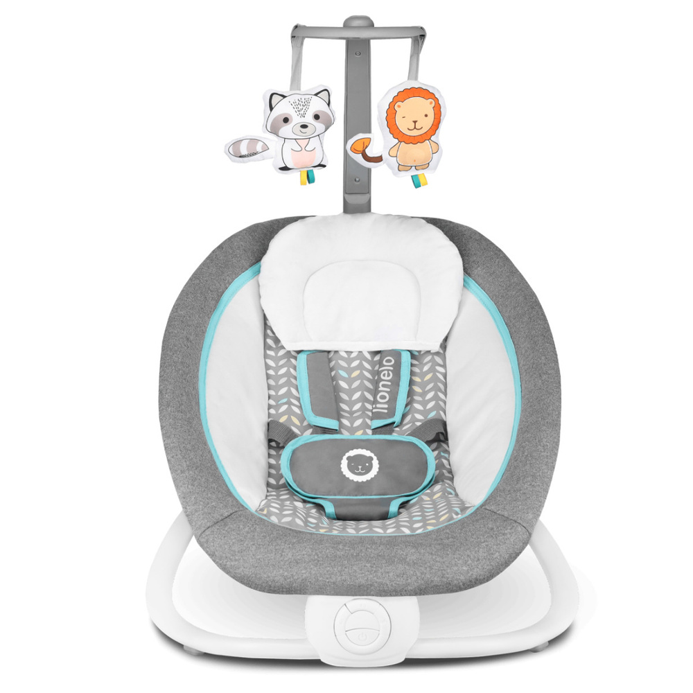 Шезлонг для новорожденных детские Lionelo Pascal кресло качалка для детей баунсер/ шезлонг-качалка  #1