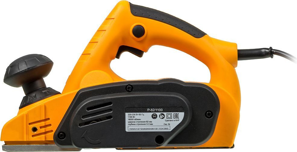Электрический рубанок ВИХРЬ Р-82/1100, 1100 Вт, отвод пыли, воздушное ...