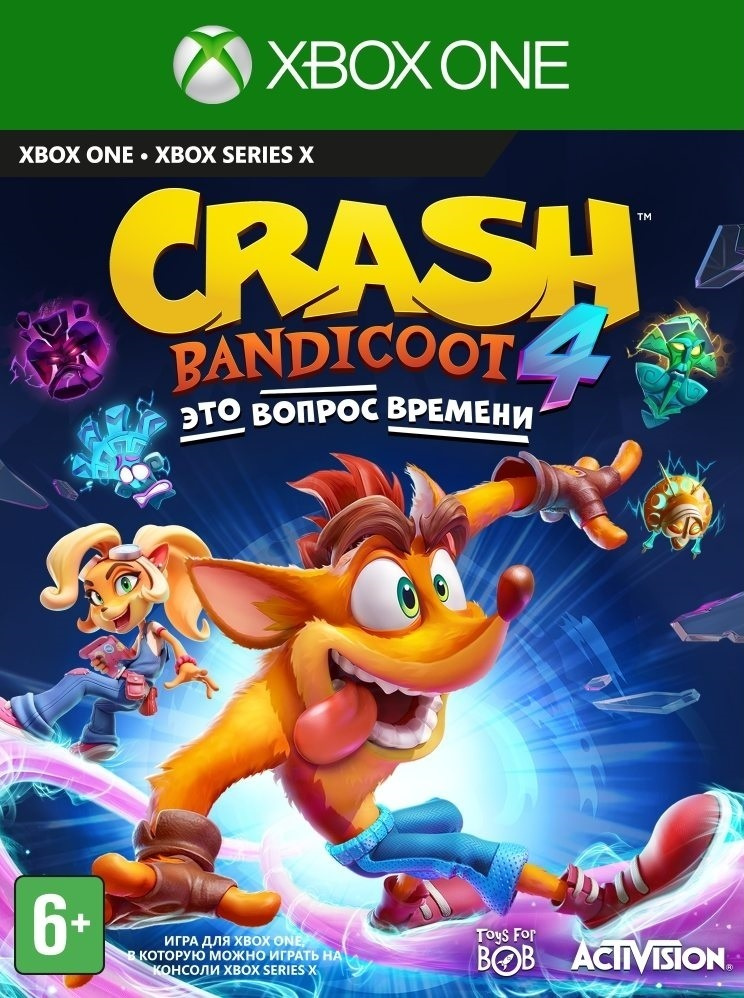 Игра Crash Bandicoot 4: Это Вопрос Времени (Xbox Series, Xbox One, Русские субтитры)  #1