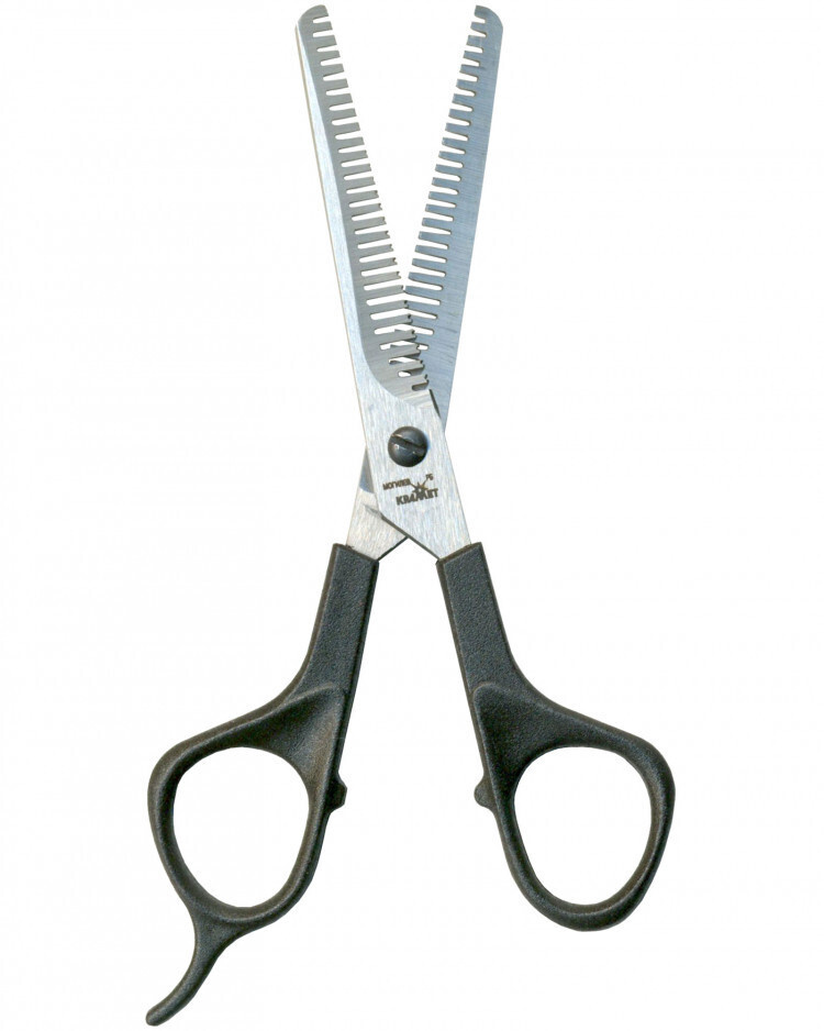 Н-052 Ножницы парикмахерские филировочные двухсторонние с усилителем "KRAMET"  #1