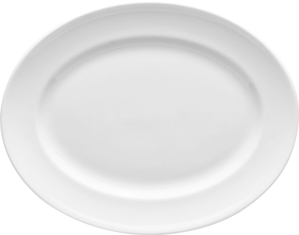 Блюдо Steelite Монако Вайт овальное 200х150х10мм, фарфор, белый  #1