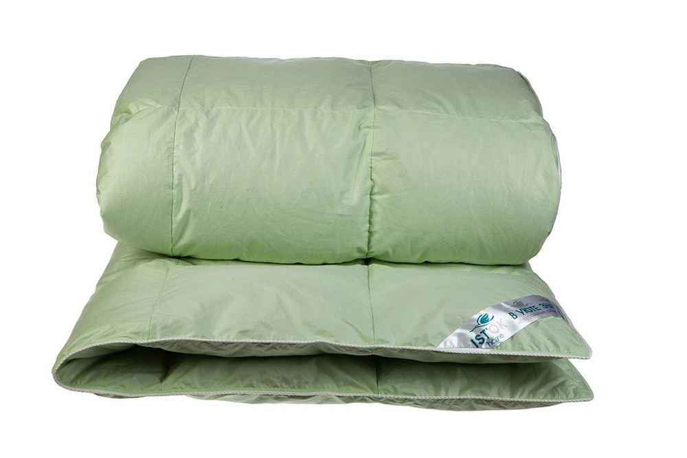 IST'OK Одеяло 1,5 спальный 140x200 см, Всесезонное, с наполнителем Гусиный пух  #1