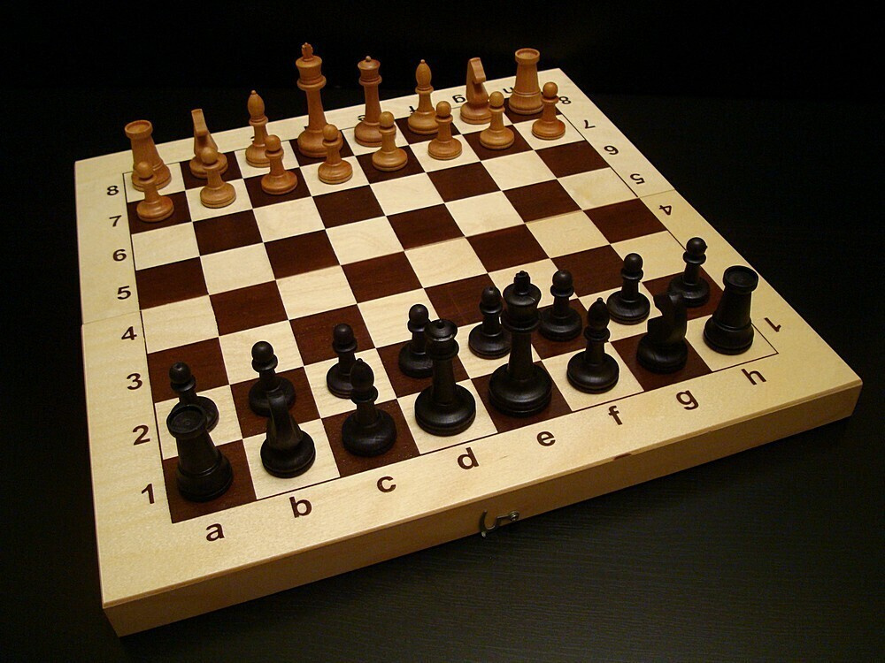 Шахматы Баталия №5, утяжеленные, большие, 43х43 см #1