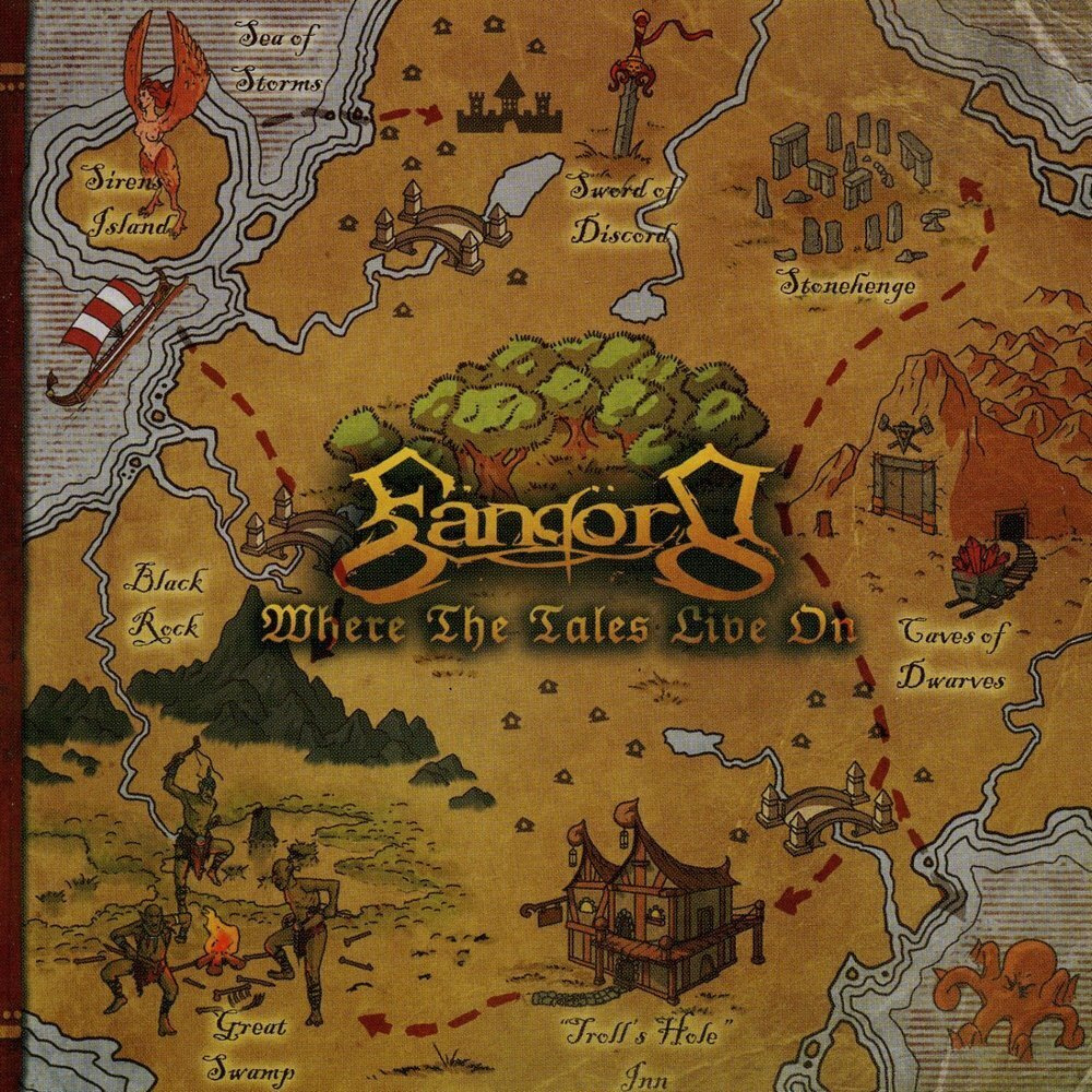 Fangorn. Where the Tales Live On. Metal/Folk metal. Jewel case. Метал музыка. #1